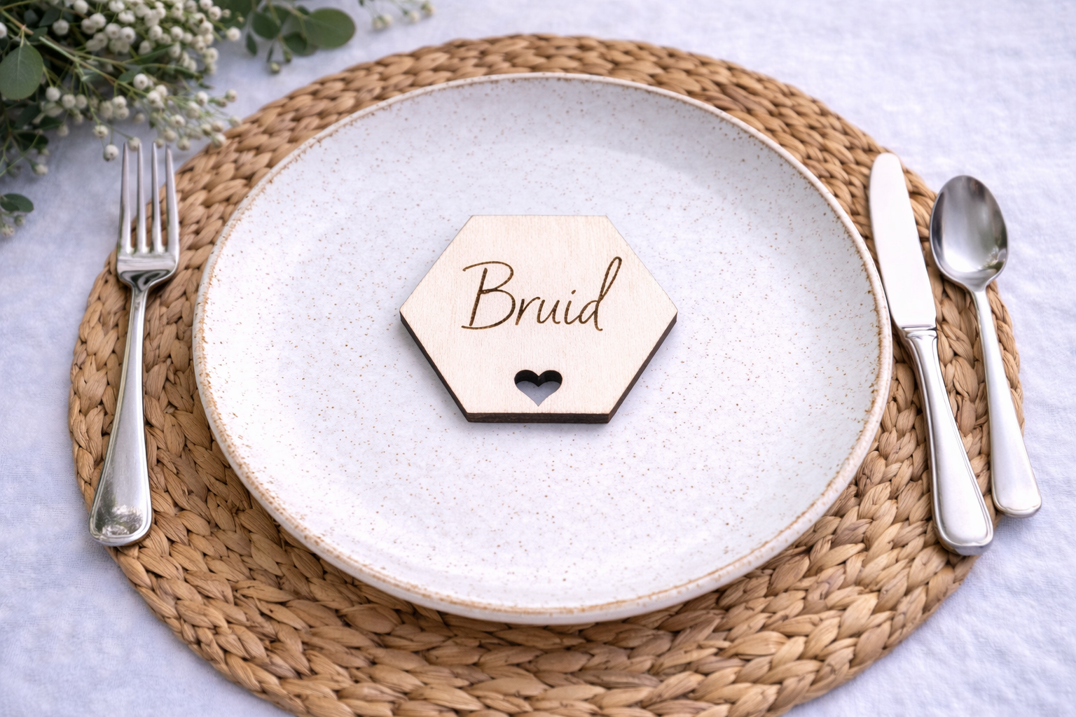 Naamkaart hexagon - Afbeelding 2