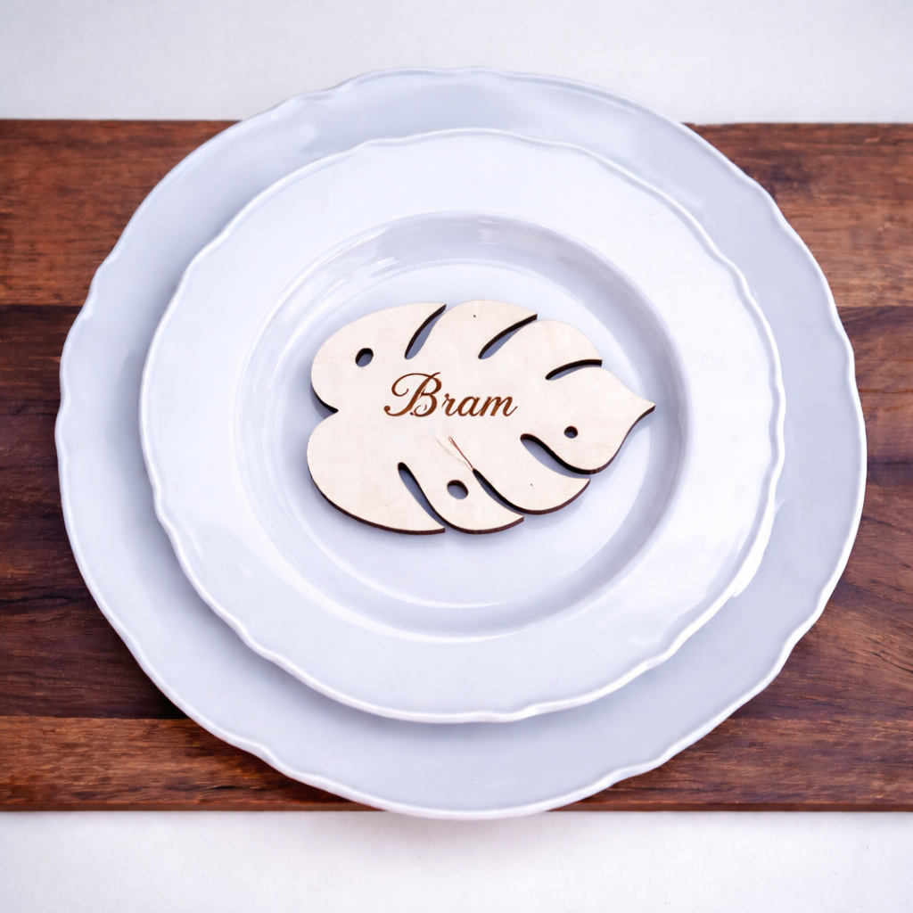 Naamkaart montserablad