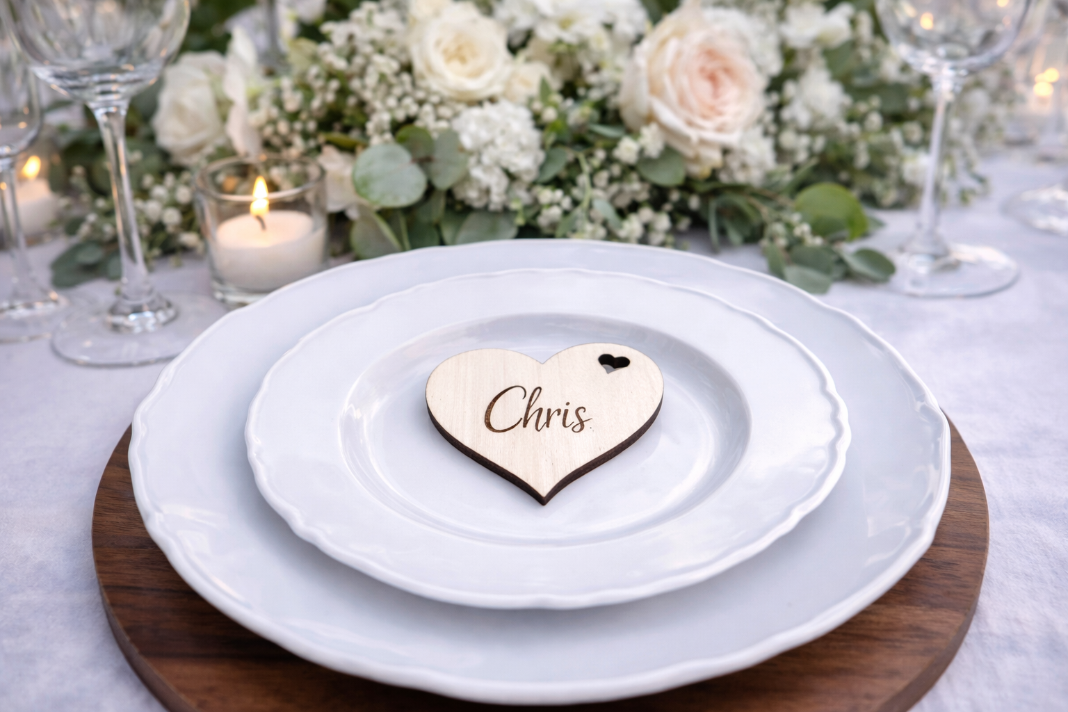 Naamkaart hart - Afbeelding 2