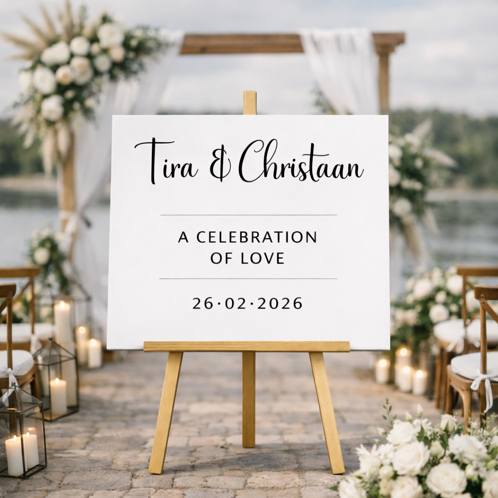 Welkomstbord celebration - Afbeelding 2