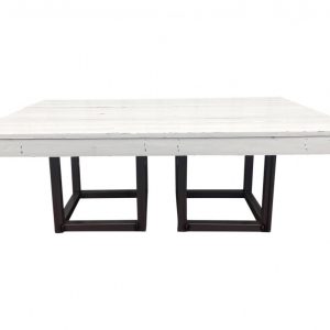 Salontafel industrieel wit M
