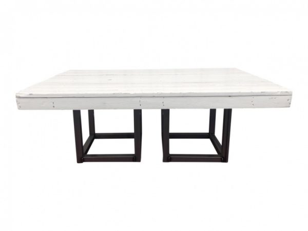 Salontafel industrieel wit M