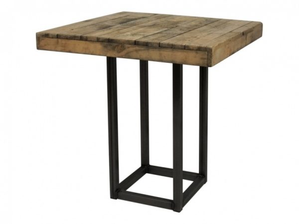 Dinertafel industrieel wit S