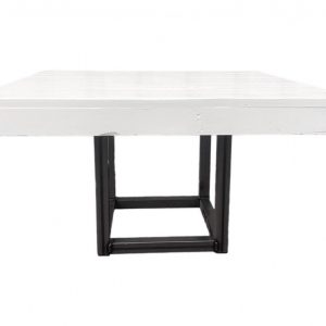 Salontafel industrieel wit S