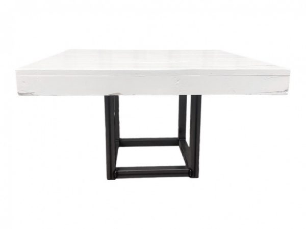 Salontafel industrieel wit S