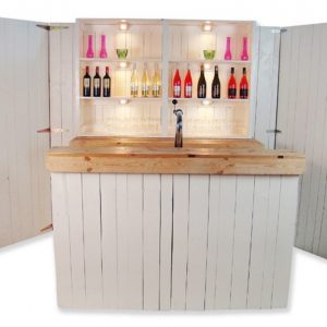 Bar steigerhout luxe L mixed