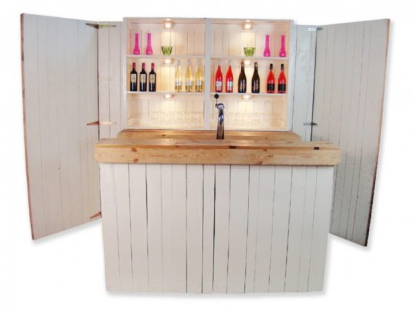 Bar steigerhout luxe L mixed