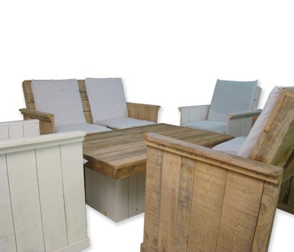 Zithoek steigerhout deluxe mixed - Afbeelding 2