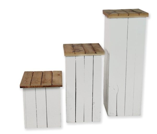 Zuilen steigerhout set Mixed