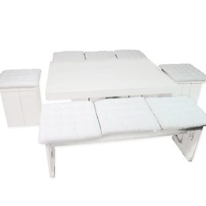 Zithoek steigerhout basic wit