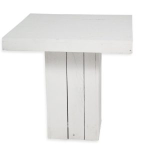 Dinertafel steigerhout wit, S