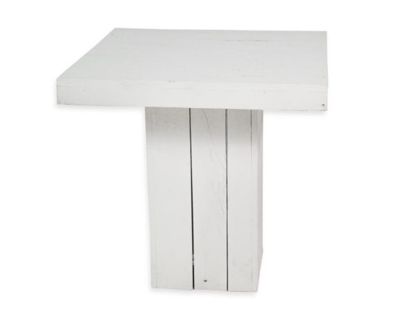 Dinertafel steigerhout wit, S