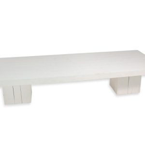Salontafel steigerhout XL wit