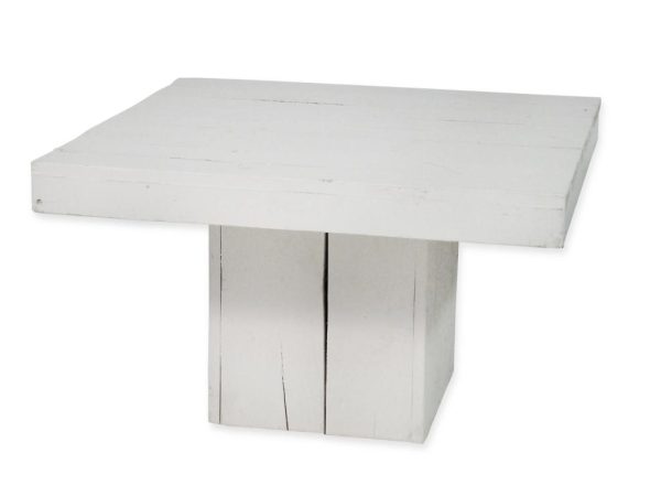 Salontafel steigerhout S wit