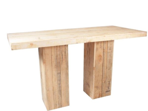 Statafel steigerhout naturel, XL