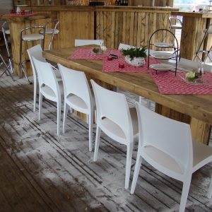 Dinertafel steigerhout naturel, XL
