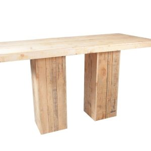 Statafel steigerhout naturel, L
