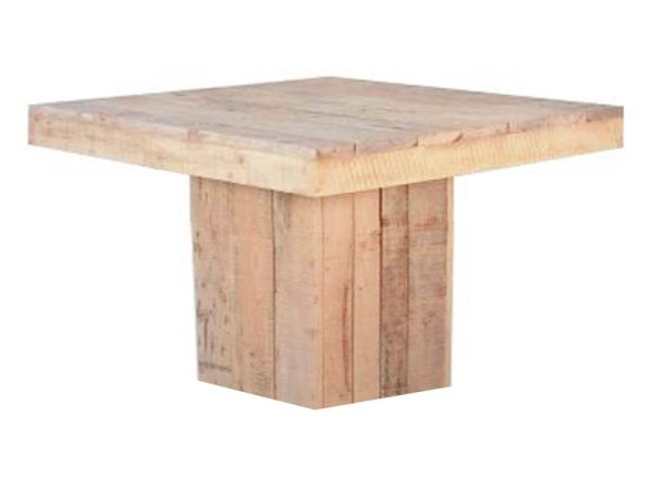 Dinertafel steigerhout naturel, S