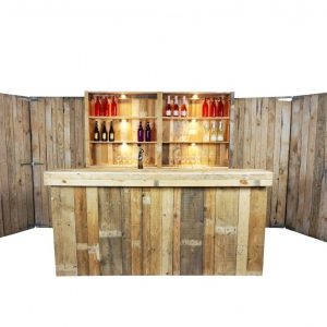 Bar steigerhout luxe L naturel