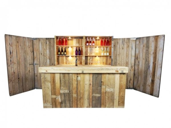 Bar steigerhout luxe L naturel