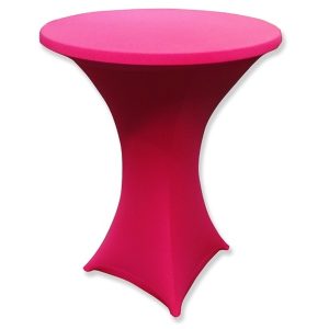 Statafel klassiek met rok roze