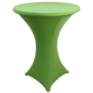 Statafel klassiek met rok lichtgroen