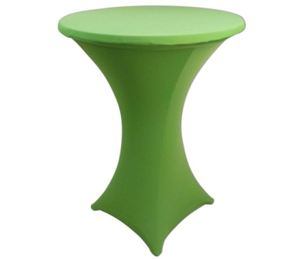 Statafel klassiek met rok lichtgroen